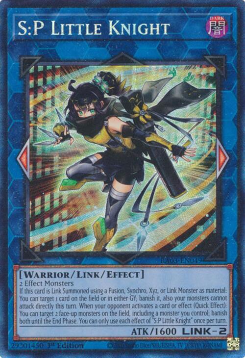 S:P Little Knight (PCR) RA03-EN049 card from Quarter Century Bonanza