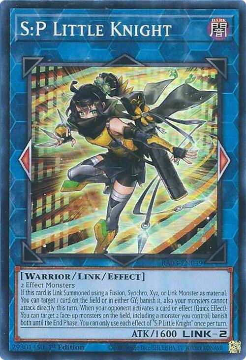 S:P Little Knight RA03-EN049 card from Quarter Century Bonanza