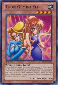Toon Gemini Elf BP01-EN128 card from Battle Pack: Epic Dawn