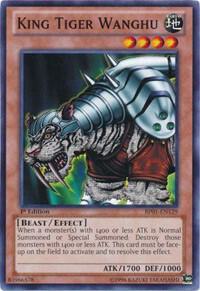 King Tiger Wanghu BP01-EN129 card from Battle Pack: Epic Dawn