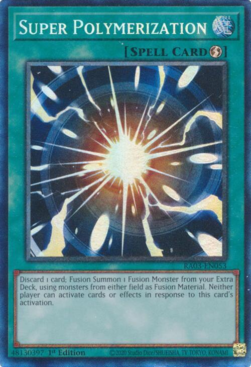 Super Polymerization (PCR) RA03-EN053 card from Quarter Century Bonanza
