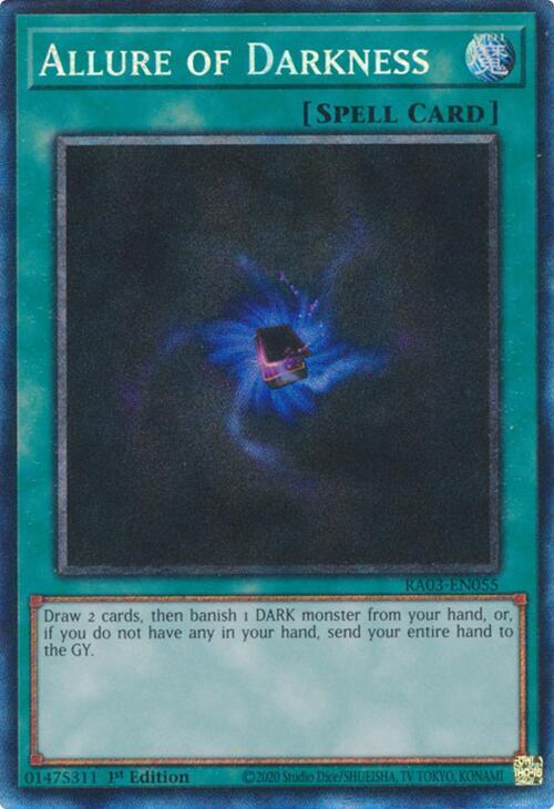Allure of Darkness (PCR) RA03-EN055 card from Quarter Century Bonanza