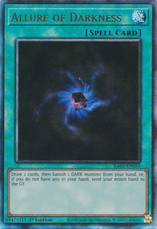 Allure of Darkness (PUR) RA03-EN055 card from Quarter Century Bonanza