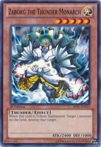 Zaborg the Thunder Monarch BP01-EN132 card from Battle Pack: Epic Dawn