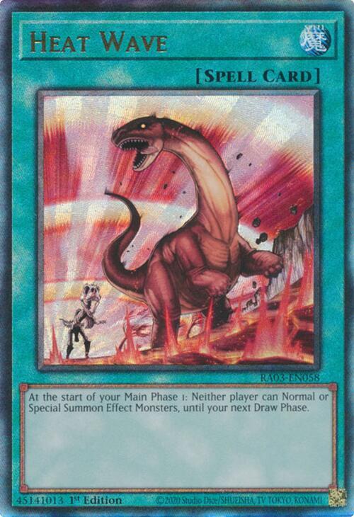 Heat Wave (PUR) RA03-EN058 card from Quarter Century Bonanza