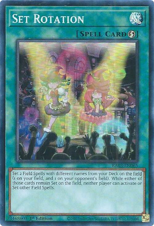 Set Rotation RA03-EN065 card from Quarter Century Bonanza
