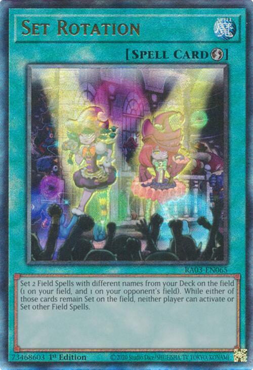 Set Rotation (PUR) RA03-EN065 card from Quarter Century Bonanza