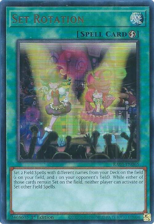 Set Rotation (UR) RA03-EN065 card from Quarter Century Bonanza