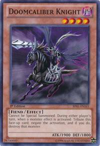 Doomcaliber Knight BP01-EN141 card from Battle Pack: Epic Dawn
