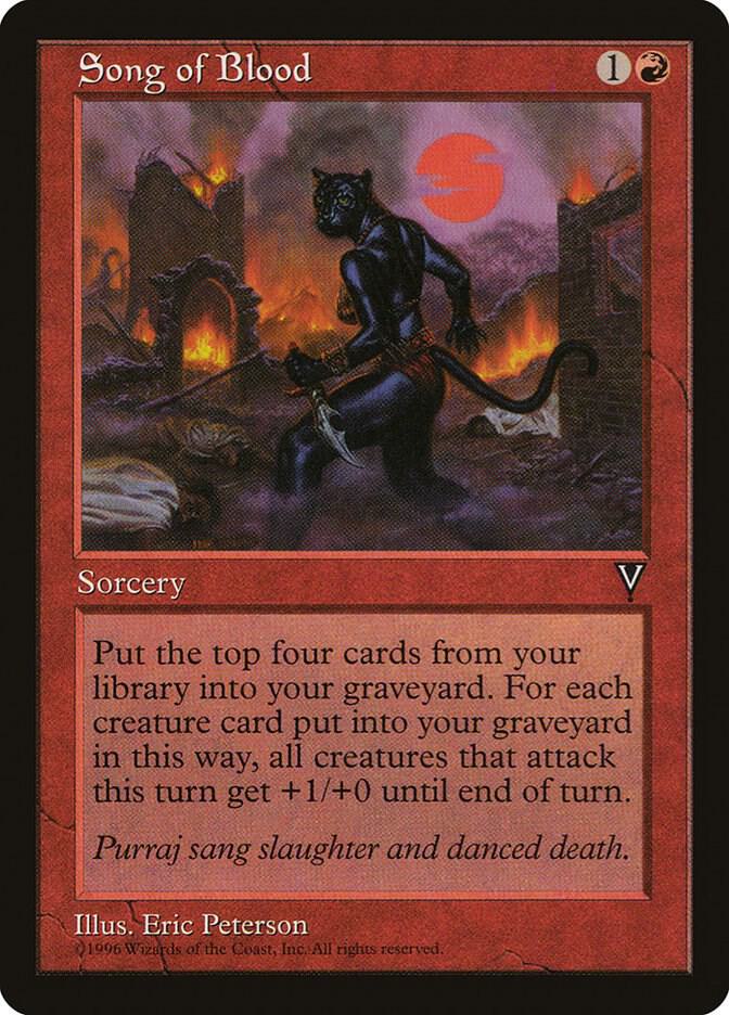 Song of Blood card from Visions