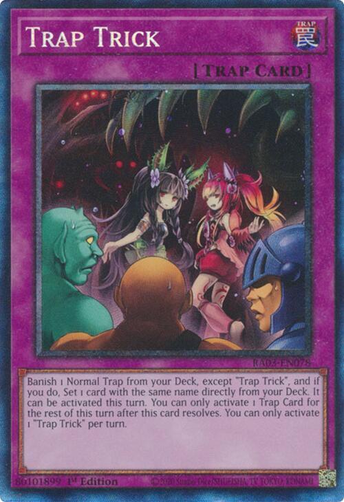 Trap Trick (PCR) RA03-EN078 card from Quarter Century Bonanza