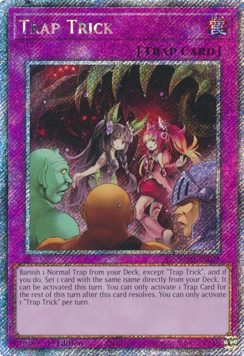 Trap Trick (Platinum Secret Rare) RA03-EN078 card from Quarter Century Bonanza