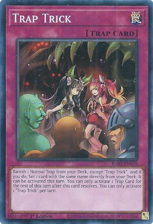 Trap Trick RA03-EN078 card from Quarter Century Bonanza
