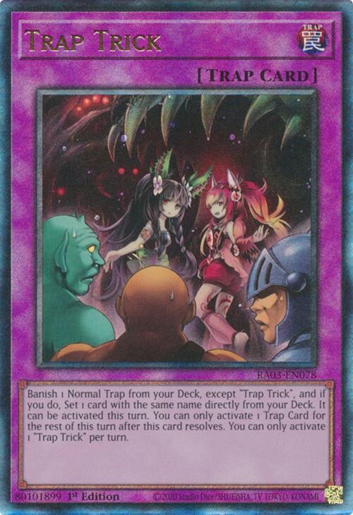 Trap Trick (PUR) RA03-EN078 card from Quarter Century Bonanza