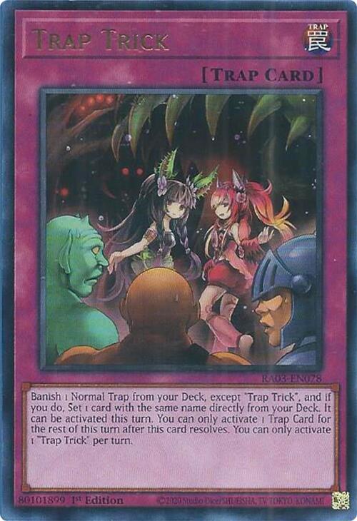 Trap Trick (UR) RA03-EN078 card from Quarter Century Bonanza