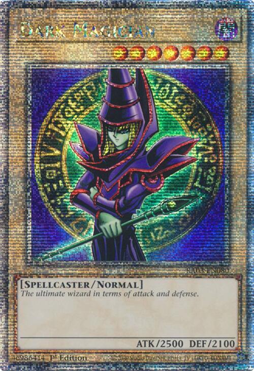Dark Magician (Quarter Century Secret Rare) RA03-EN080 card from Quarter Century Bonanza