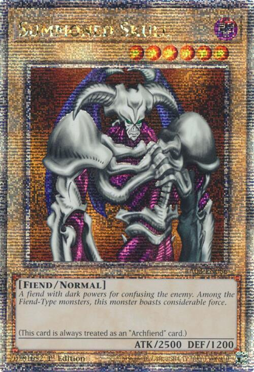 Summoned Skull (Quarter Century Secret Rare) RA03-EN086 card from Quarter Century Bonanza