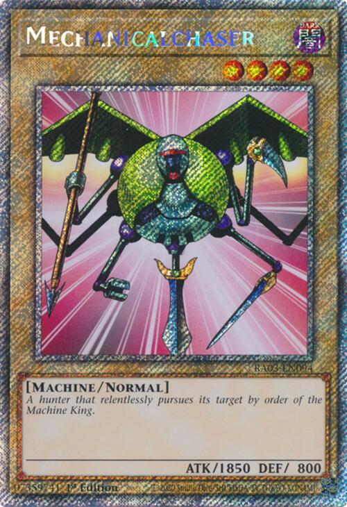 Mechanicalchaser (Platinum Secret Rare) RA03-EN094 card from Quarter Century Bonanza
