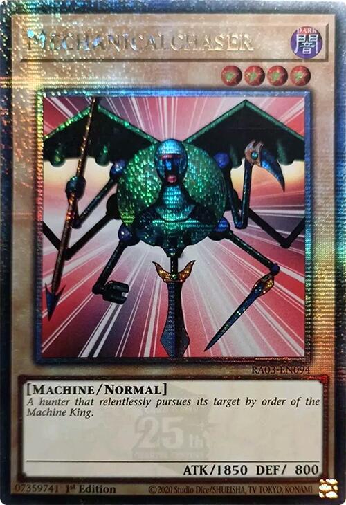 Mechanicalchaser (Quarter Century Secret Rare) RA03-EN094 card from Quarter Century Bonanza