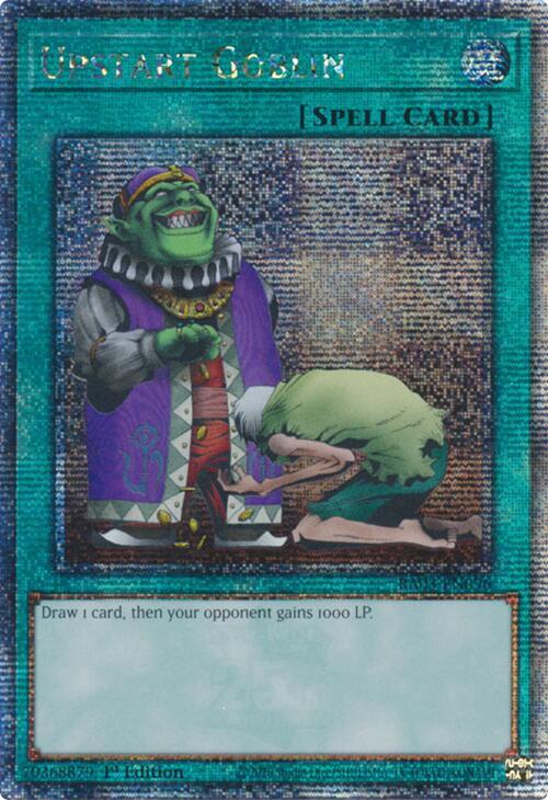 Upstart Goblin (Quarter Century Secret Rare) RA03-EN096 card from Quarter Century Bonanza