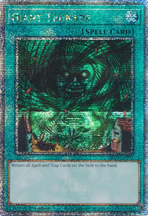Giant Trunade (Quarter Century Secret Rare) RA03-EN097 card from Quarter Century Bonanza