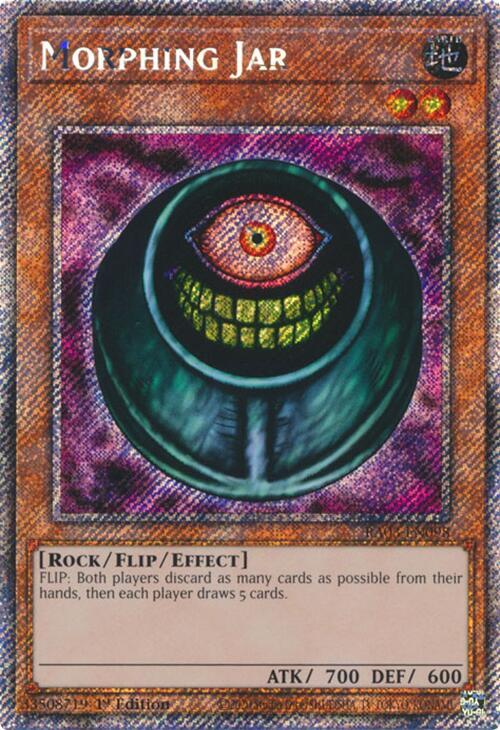 Morphing Jar (Platinum Secret Rare) RA03-EN098 card from Quarter Century Bonanza