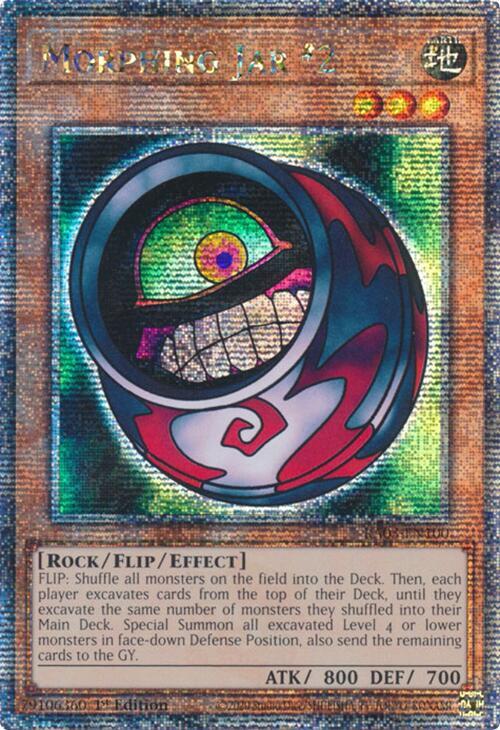Morphing Jar #2 (Quarter Century Secret Rare) RA03-EN100 card from Quarter Century Bonanza