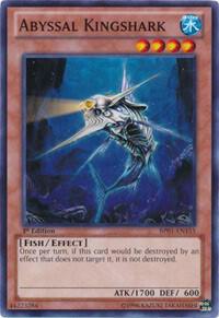 Abyssal Kingshark BP01-EN155 card from Battle Pack: Epic Dawn