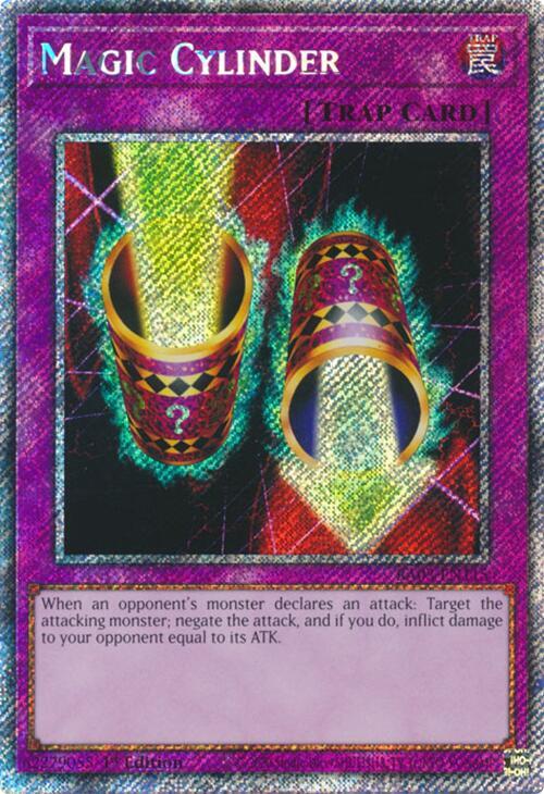 Magic Cylinder (Platinum Secret Rare) RA03-EN115 card from Quarter Century Bonanza