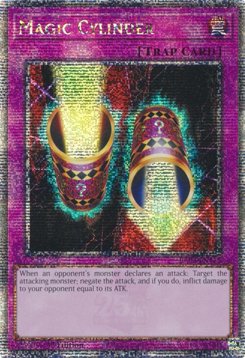 Magic Cylinder (Quarter Century Secret Rare) RA03-EN115 card from Quarter Century Bonanza
