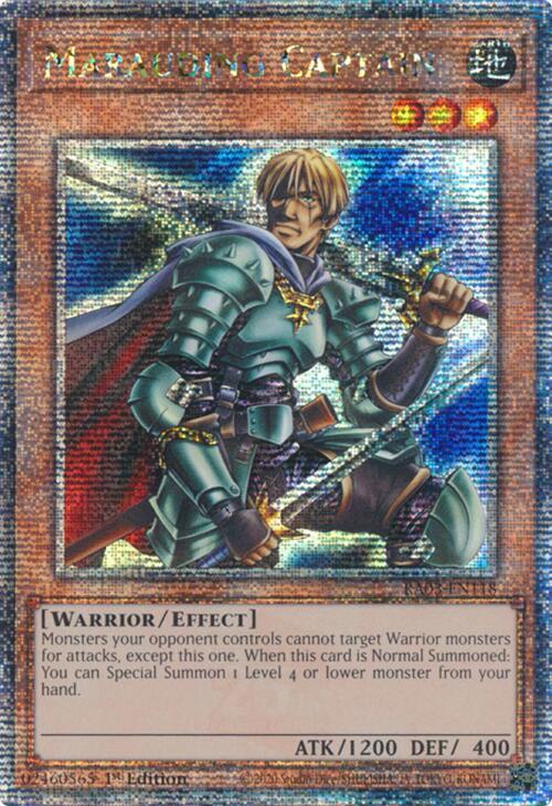 Marauding Captain (Quarter Century Secret Rare) RA03-EN118 card from Quarter Century Bonanza