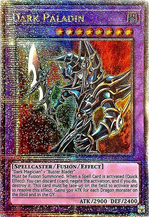 Dark Paladin (Quarter Century Secret Rare) RA03-EN126 card from Quarter Century Bonanza