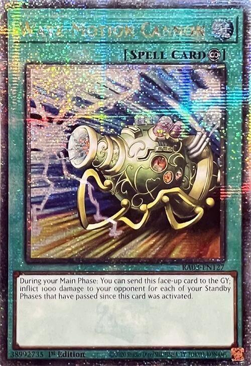 Wave-Motion Cannon (Quarter Century Secret Rare) RA03-EN127 card from Quarter Century Bonanza