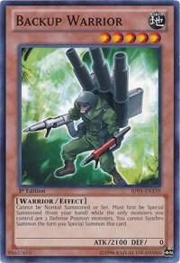 Backup Warrior BP01-EN159 card from Battle Pack: Epic Dawn