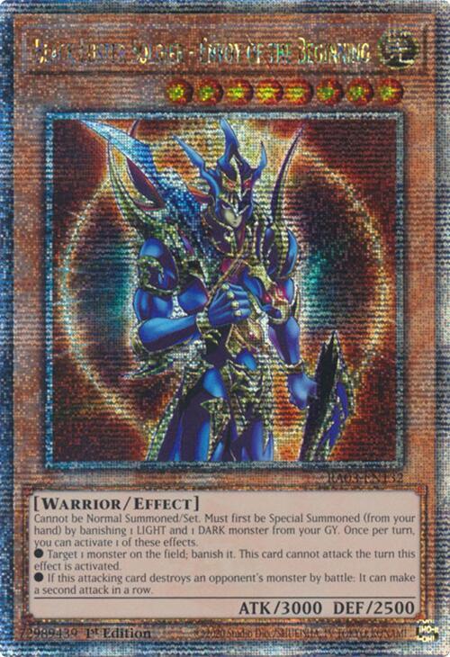 Black Luster Soldier - Envoy of the Beginning (Quarter Century Secret Rare) RA03-EN132 card from Quarter Century Bonanza