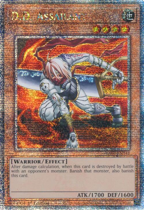 D.D. Assailant (Quarter Century Secret Rare) RA03-EN141 card from Quarter Century Bonanza
