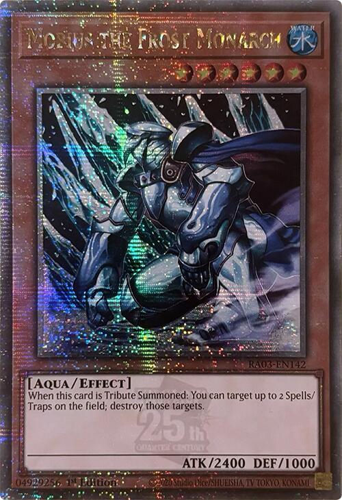 Mobius the Frost Monarch (Quarter Century Secret Rare) RA03-EN142 card from Quarter Century Bonanza