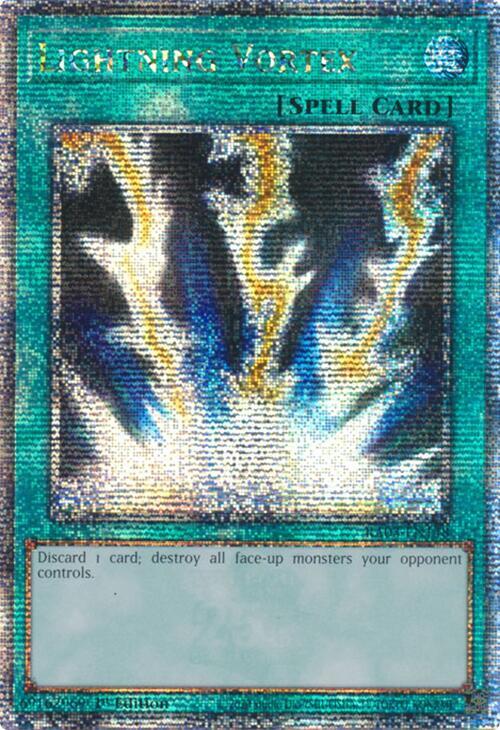Lightning Vortex (Quarter Century Secret Rare) RA03-EN148 card from Quarter Century Bonanza