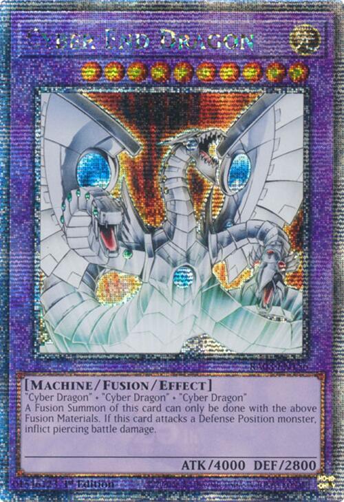 Cyber End Dragon (Quarter Century Secret Rare) RA03-EN156 card from Quarter Century Bonanza