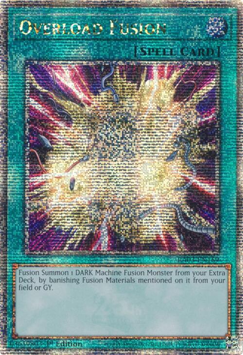 Overload Fusion (Quarter Century Secret Rare) RA03-EN169 card from Quarter Century Bonanza