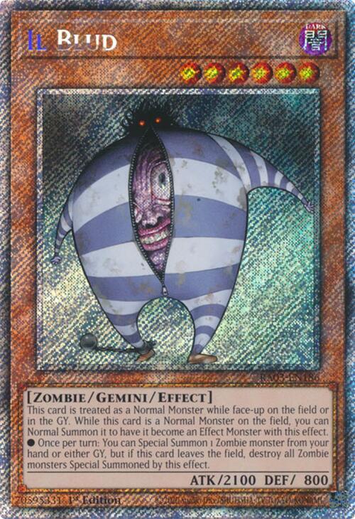 Il Blud (Platinum Secret Rare) RA03-EN186 card from Quarter Century Bonanza