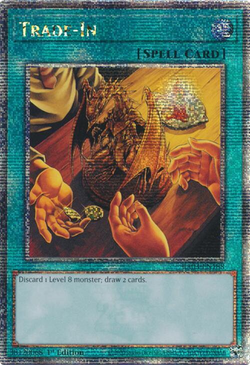 Trade-In (Quarter Century Secret Rare) RA03-EN188 card from Quarter Century Bonanza