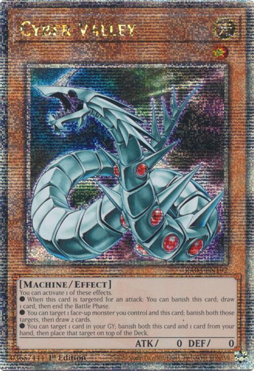 Cyber Valley (Quarter Century Secret Rare) RA03-EN192 card from Quarter Century Bonanza