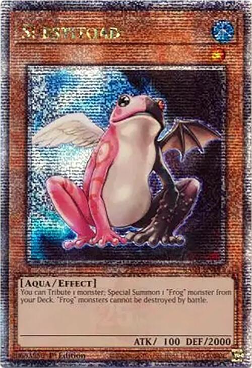 Substitoad (Quarter Century Secret Rare) RA03-EN197 card from Quarter Century Bonanza