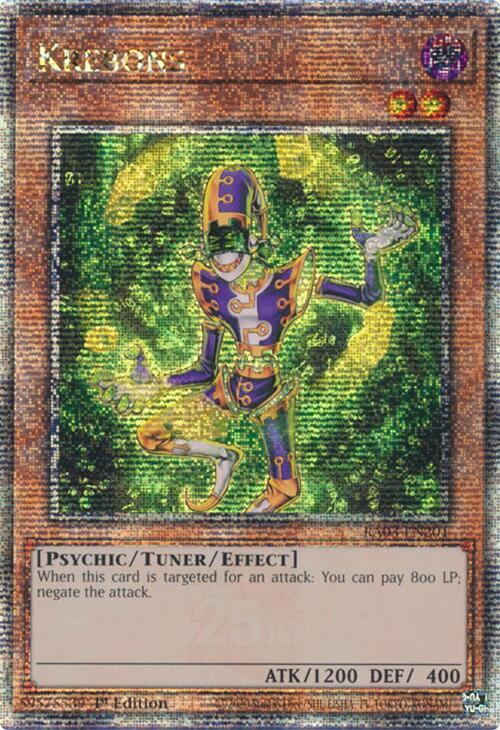 Krebons (Quarter Century Secret Rare) RA03-EN201 card from Quarter Century Bonanza