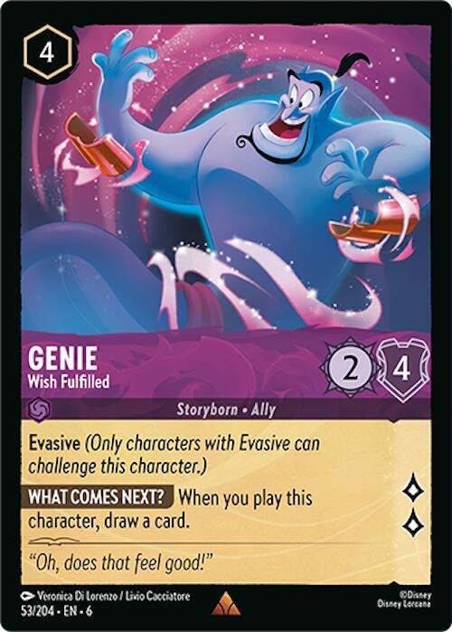 Genie - Wish Fulfilled 53/204 card from Azurite Sea