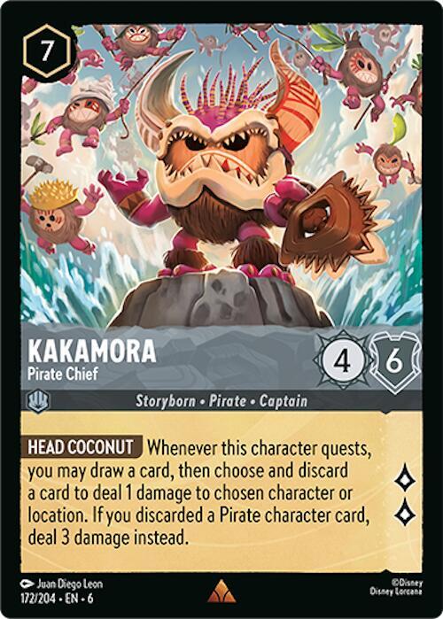 Kakamora - Pirate Chief 172/204 card from Azurite Sea