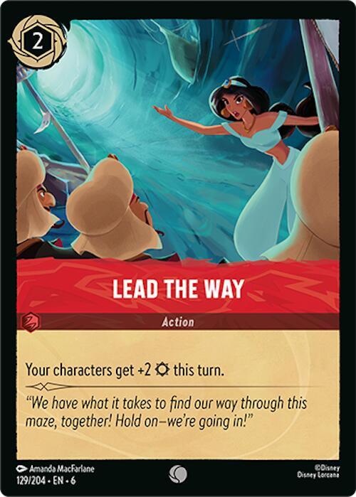 Lead the Way 129/204 card from Azurite Sea