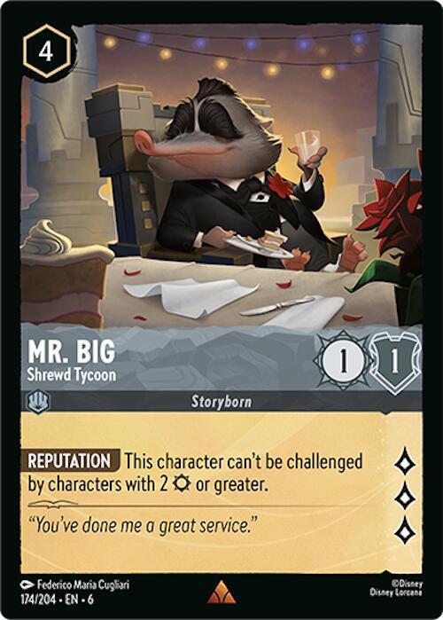 Mr. Big - Shrewd Tycoon 174/204 card from Azurite Sea