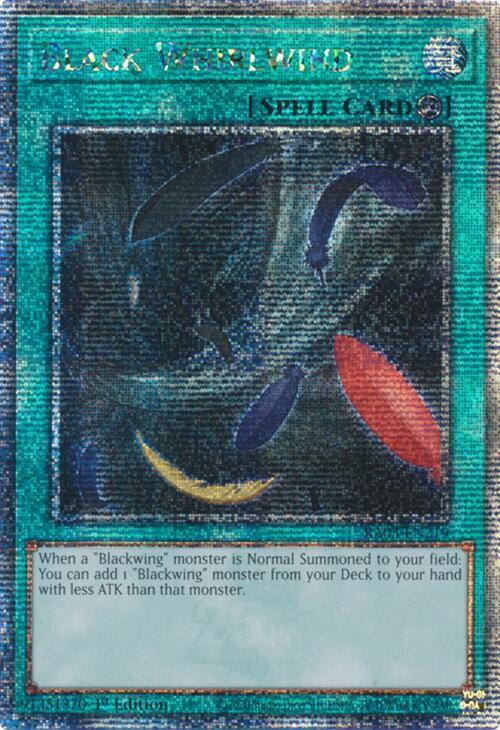 Black Whirlwind (Quarter Century Secret Rare) RA03-EN219 card from Quarter Century Bonanza